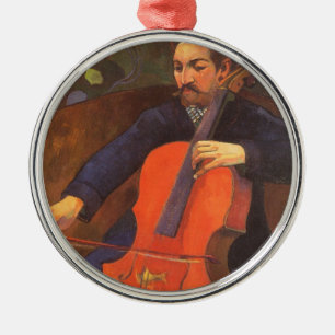 Spieler Schnecklud Portrait von Paul Gauguin Ornament Aus Metall