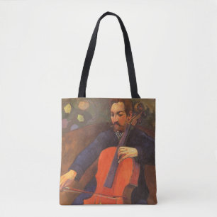 Spieler Schnecklud Portrait von Paul Gauguin Tasche