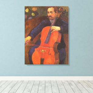 Spieler Schneklud Porträt durch Paul Gauguin Leinwanddruck