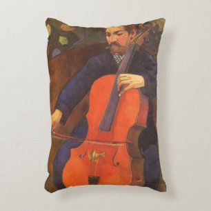 Spieler Schneklud Porträt von Paul Gauguin Dekokissen