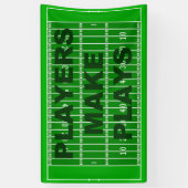 Spieler spielen banner (Vertikal)