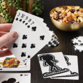 Spieler spielen Karten Spielkarten (In Situ)