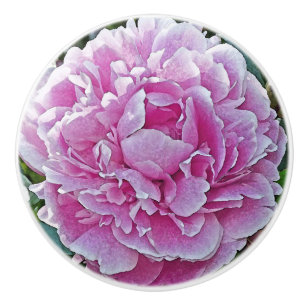 SPIELER VON PINKREGELN/PINK PEONY KERAMIK KNOB/PUL KERAMIKKNAUF