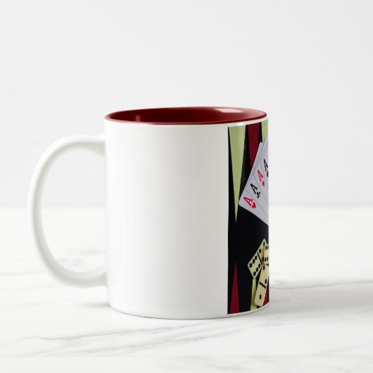 Spieler Zweifarbige Tasse (Links)