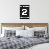Spielerdesign Leinwanddruck (Insitu (Schlafzimmer))
