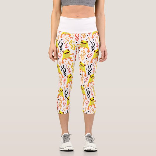 Spielerfrösche Capri Leggings (Vorderseite)