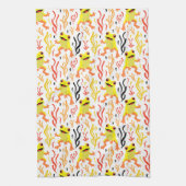 Spielerfrösche Geschirrtuch (Vertikal)