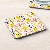 Spielerfrösche Getränkeuntersetzer (Linke Seite)