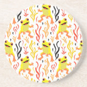 Spielerfrösche Getränkeuntersetzer (Vorne)