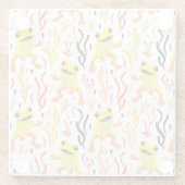 Spielerfrösche Glasuntersetzer (Rückseite)