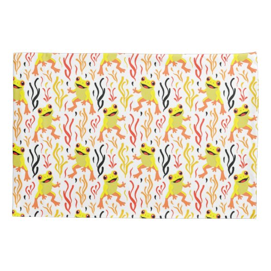 Spielerfrösche Kissenbezug (Rückseite)