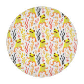 Spielerfrösche Schneidebrett (Vorderseite)