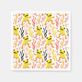 Spielerfrösche Serviette