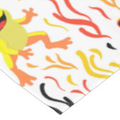 Spielerfrösche Tischdecke (Schrägansicht)