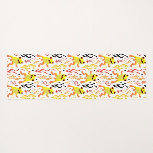 Spielerfrösche Yogamatte (Rückseite (Horizontal))