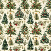 Spielerisch frohe Weihnachtstypografie rot grün Serviette