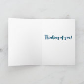 Spielerisch fröhlicher Baum des Lebens Natur Karte (Innenseite)