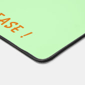 Spielerisch glückliche Duck Custom Colors und Text Schreibtischunterlage (Ecke)