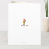 Spielerisch Harlequin Festliche Personalisierte We Karte (Rückseite)