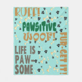 Spielerisch K9 Dock Art Cosy Dog Lovers Fleece Bla (Vorderseite)