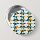 Spielerisch, lebendig, trendig, modern geometrisch button (Vorne & Hinten)