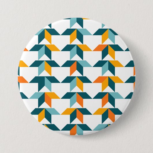 Spielerisch, lebendig, trendig, modern geometrisch button (Vorderseite)