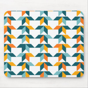 Spielerisch, lebendig, trendig, modern geometrisch mousepad
