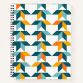 Spielerisch, lebendig, trendig, modern geometrisch notizblock (Vorderseite)