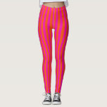Spielerisch orangefarbene und heiß rosa Frauen Tra Leggings<br><div class="desc">Wir haben die Kombination aus Orange und Hot Pink absolut Liebe. Sie sehen es hier in einem lustigen vertikalen Streifen auf einem Paar unserer Leggings. Tragen Sie diese für Ihre Spinnerklasse, Ihre Yogakasse oder Ihr Barre Training. Setzen Sie sie auf, um die Stadt zu radeln oder einfach nur um sich...</div>