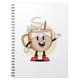 Spielerisch und liebenswert Kaffee Notizblock