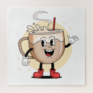 Spielerisch und liebenswert Kaffee Puzzle