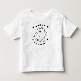 Spielerisch und Niedlich! Pygmy Hippopotamus Kleinkind T-shirt