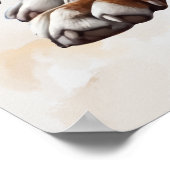 Spielerische Boxer-Hunde Poster (Ecke)