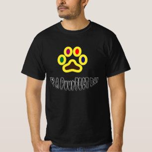 Spielerische „Es ist ein puurfecter Tag“ bunte Kat T-Shirt