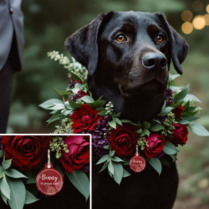 Spielerische Fuchs-Herbst-Hochzeit Haustiermarke