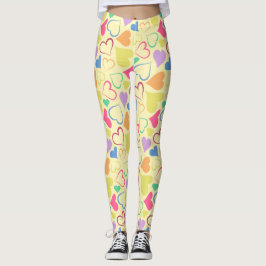 spielerische Herzen Leggings