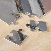 Spielerische Hundestraßenlandschaft Puzzle (Seite)