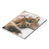 spielerische Katze Notizblock (Rotiert)