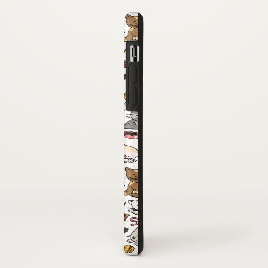 Spielerische Katzen Case-Mate iPhone Hülle (Hinten/Links)