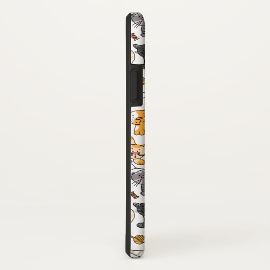 Spielerische Katzen Case-Mate iPhone Hülle (Hinten/Rechts)