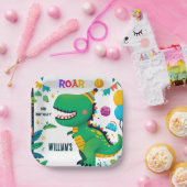 spielerische Kinder niedliche Jungs T drei 3. Pappteller (Party)