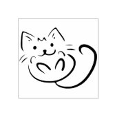 spielerische Kitten Art Briefmarke Gummistempel (Prägung)