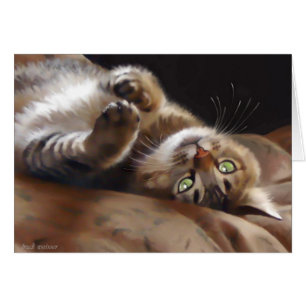 Spielerische Miezekatze