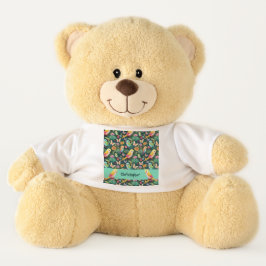 Spielerische Papageien: Teddy mit tropischen Farbe