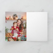 Spielerische Pinguine Iglu Winter Feiertagskarte (Innenseite)