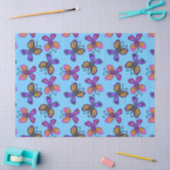 Spielerische Schmetterlinge Seidenpapier (Basteln)