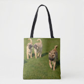 Spielerische Shar Pei Welpen Tasche (Vorderseite)