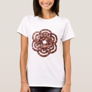 Spielerische silberne ABSTRACTE KUNST Moderne Gest T-Shirt