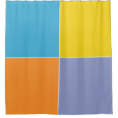 Spielerische Springtime-Osterplätze Duschvorhang (Vorderseite)