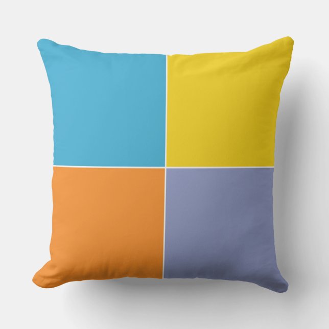 Spielerische Springtime-Osterplätze Kissen (Vorderseite)